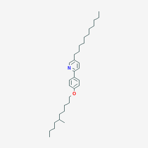 2-{4-[(6-Methyldecyl)oxy]phenyl}-5-undecylpyridine