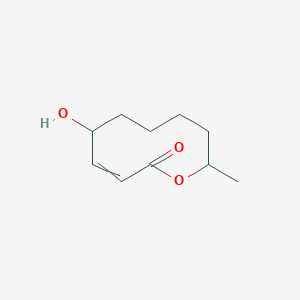 5-Hydroxy-10-methyl-5,6,7,8,9,10-hexahydro-2H-oxecin-2-one