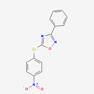 5-[(4-Nitrophenyl)selanyl]-3-phenyl-1,2,4-oxadiazole