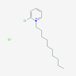 molecular formula C15H25Cl2N B14307365 2-Chloro-1-decylpyridin-1-ium chloride CAS No. 112261-42-4