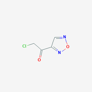 molecular formula C4H3ClN2O2 B1430741 2-氯-1-(1,2,5-噁二唑-3-基)乙酮 CAS No. 1803581-79-4