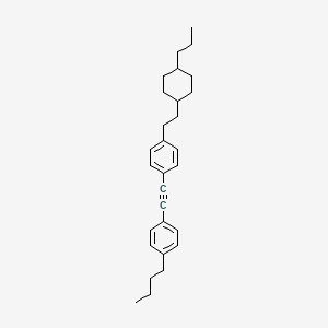 1-Butyl-4-({4-[2-(4-propylcyclohexyl)ethyl]phenyl}ethynyl)benzene