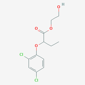 molecular formula C12H14Cl2O4 B14307440 2-Hydroxyethyl 2-(2,4-dichlorophenoxy)butanoate CAS No. 116161-57-0