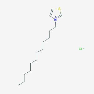molecular formula C15H28ClNS B14307442 3-Dodecyl-1,3-thiazol-3-ium chloride CAS No. 114569-85-6