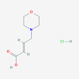 molecular formula C8H14ClNO3 B1430745 4-Morpholin-4-yl-but-2-enoic acid hydrochloride CAS No. 1807940-64-2