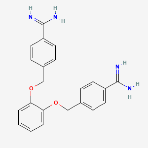 Benzenecarboximidamide, 4,4'-[1,2-phenylenebis(oxymethylene)]bis-