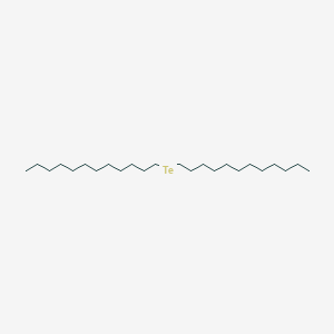 molecular formula C24H50Te B14307503 1-(Dodecyltellanyl)dodecane CAS No. 110615-22-0