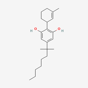 molecular formula C22H34O2 B14307516 5'-Methyl-4-(2-methyloctan-2-yl)-1',2',3',4'-tetrahydro[1,1'-biphenyl]-2,6-diol CAS No. 117824-38-1