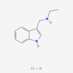 B1430752 ethyl[(1H-indol-3-yl)methyl]amine hydrochloride CAS No. 1797350-28-7
