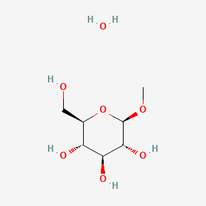 molecular formula C7H16O7 B1430754 β-D-吡喃葡萄糖甲基半水合物 CAS No. 7000-27-3