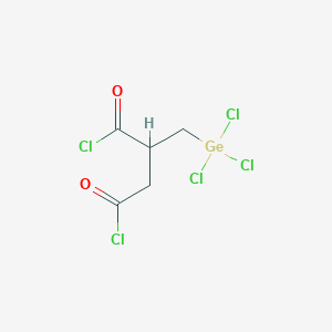 2-[(Trichlorogermyl)methyl]butanedioyl dichloride