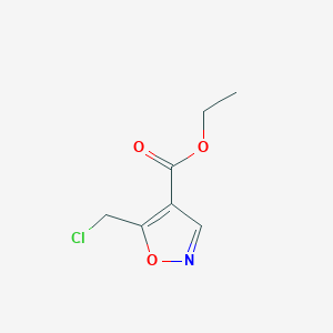 B1430755 5-Chloromethyl-isoxazole-4-carboxylic acid ethyl ester CAS No. 80196-63-0