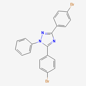 3,5-Bis(4-bromophenyl)-1-phenyl-1,2,4-triazole