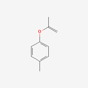 molecular formula C10H12O B14307573 1-Methyl-4-[(prop-1-en-2-yl)oxy]benzene CAS No. 112176-34-8