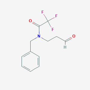 N-Benzyl-2,2,2-trifluoro-N-(3-oxopropyl)acetamide