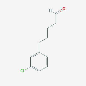 molecular formula C11H13ClO B14307581 5-(3-Chlorophenyl)pentanal CAS No. 114423-31-3