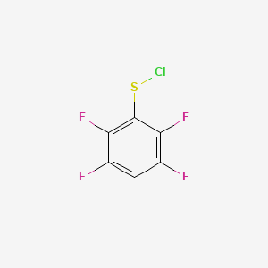 3-(Chlorosulfanyl)-1,2,4,5-tetrafluorobenzene