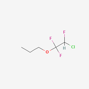 B1430761 1-(2-Chloro-1,1,2-trifluoroethoxy)propane CAS No. 380-43-8