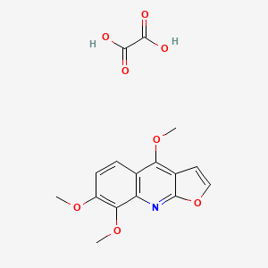 Oxalic acid;4,7,8-trimethoxyfuro[2,3-b]quinoline