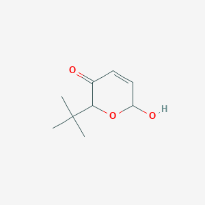 2-tert-Butyl-6-hydroxy-2H-pyran-3(6H)-one