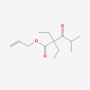 molecular formula C13H22O3 B14307672 Prop-2-en-1-yl 2,2-diethyl-4-methyl-3-oxopentanoate CAS No. 113017-67-7