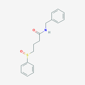 molecular formula C17H19NO2S B14307677 4-(Benzenesulfinyl)-N-benzylbutanamide CAS No. 116414-33-6