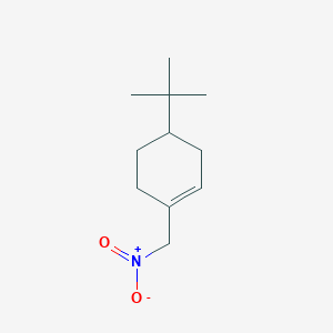 Cyclohexene, 4-(1,1-dimethylethyl)-1-(nitromethyl)-