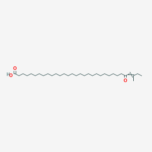 molecular formula C33H62O3 B14307681 30-Methyl-28-oxodotriacont-29-enoic acid CAS No. 114226-12-9