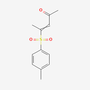 4-(4-Methylbenzene-1-sulfonyl)pent-3-en-2-one