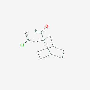 2-(2-Chloroprop-2-en-1-yl)bicyclo[2.2.2]octane-2-carbaldehyde