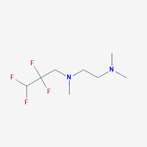 N~1~,N~1~,N~2~-Trimethyl-N~2~-(2,2,3,3-tetrafluoropropyl)ethane-1,2-diamine