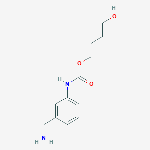 4-Hydroxybutyl [3-(aminomethyl)phenyl]carbamate