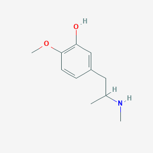 2-Methoxy-5-[2-(methylamino)propyl]phenol