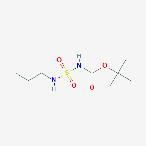 molecular formula C8H18N2O4S B1430786 叔丁基 N-丙基磺酰氨基甲酸酯 CAS No. 1393813-40-5