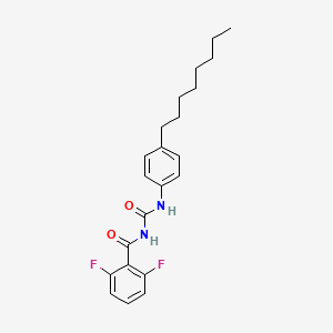 2,6-Difluoro-N-[(4-octylphenyl)carbamoyl]benzamide