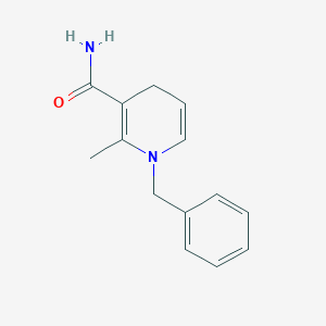 molecular formula C14H16N2O B14307865 1-Benzyl-2-methyl-1,4-dihydropyridine-3-carboxamide CAS No. 114174-69-5