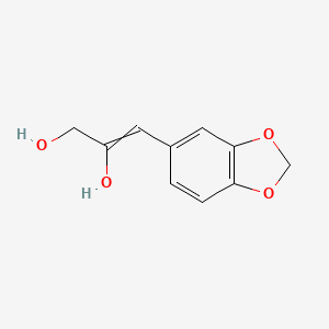 molecular formula C10H10O4 B14307870 3-(2H-1,3-Benzodioxol-5-yl)prop-2-ene-1,2-diol CAS No. 114289-85-9