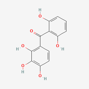 molecular formula C13H10O6 B14307872 (2,6-Dihydroxyphenyl)(2,3,4-trihydroxyphenyl)methanone CAS No. 112232-16-3