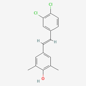 B1430790 4-(3,4-Dichlorostyryl)-2,6-dimethylphenol CAS No. 125722-15-8