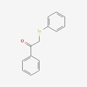 1-Phenyl-2-(phenyltellanyl)ethan-1-one