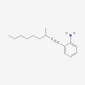 2-(3-Methylnon-1-YN-1-YL)aniline