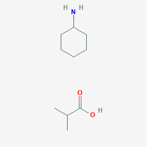 Cyclohexanamine;2-methylpropanoic acid