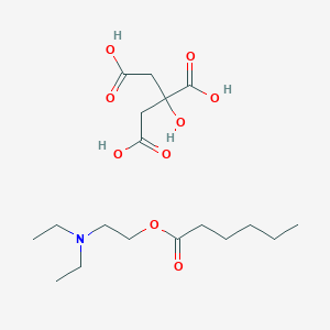 B1430793 2-Diethylaminoethyl Hexanoate 2-Hydroxypropane-1,2,3-tricarboxylate CAS No. 220439-24-7