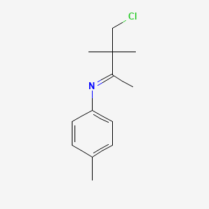 (2E)-4-Chloro-3,3-dimethyl-N-(4-methylphenyl)butan-2-imine