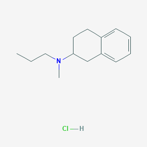 molecular formula C14H22ClN B1430796 N-methyl-N-n-propyl-2-aminotetraline hydrochloride CAS No. 78621-26-8