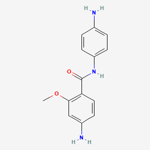 4-Amino-N-(4-aminophenyl)-2-methoxybenzamide