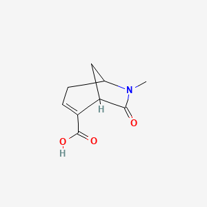 6-Methyl-7-oxo-6-azabicyclo[3.2.1]oct-2-ene-2-carboxylic acid