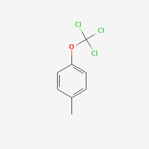 molecular formula C8H7Cl3O B14308107 1-Methyl-4-(trichloromethoxy)benzene CAS No. 113281-49-5