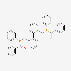 {[1,1'-Biphenyl]-2,2'-diylbis[methylene(phenylphosphanediyl)]}bis(phenylmethanone)