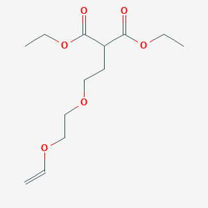 Diethyl {2-[2-(ethenyloxy)ethoxy]ethyl}propanedioate